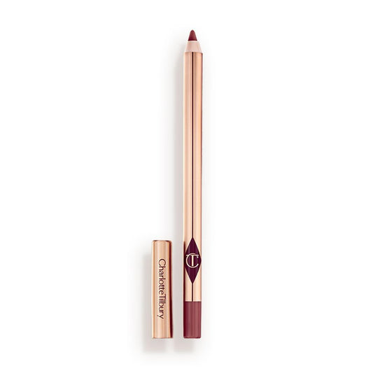 Charlotte Tilbury Lip Cheat Lip Liner Pencil - Gives Lips a Fuller-Looking, Defined Pout - Enriched with Jojoba Oil & Hyaluronic Acid - Waterproof, Smudge-Proof & Transfer-Proof - M.I Kiss