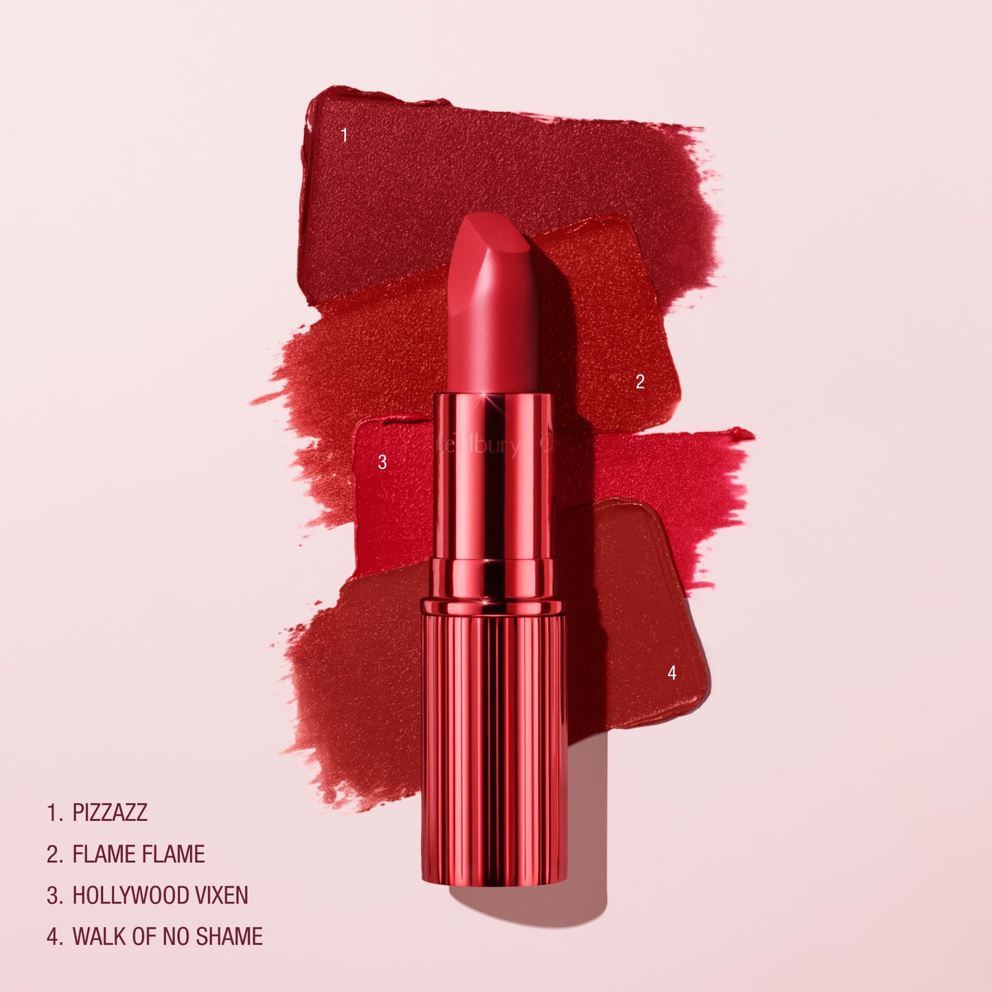 Charlotte Tilbury Matte Revolution Lipstick - Long Lasting, Matte Lipstick with Buildable Color & Lip-Loving Ingredients - Creamy, Easy to Blend Formula - Pizzazz