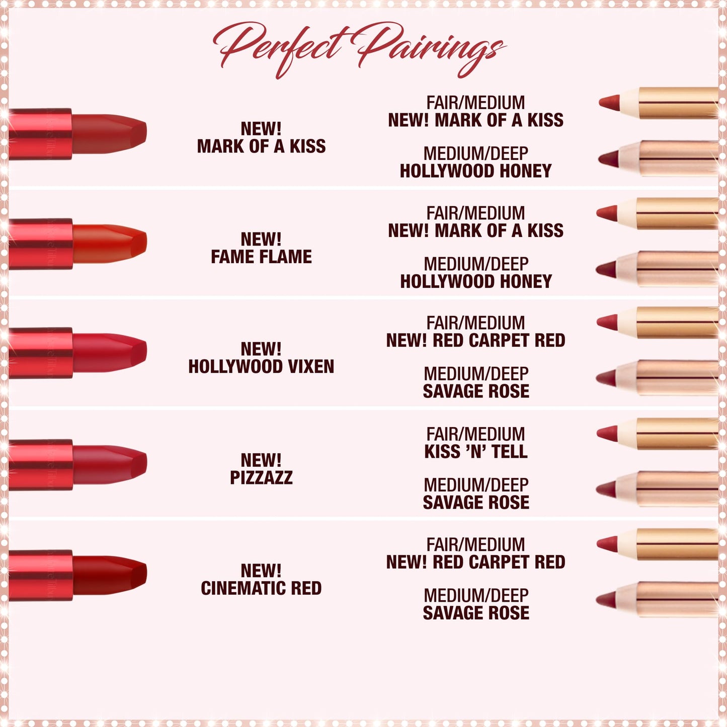 Charlotte Tilbury Matte Revolution Lipstick - Long Lasting, Matte Lipstick with Buildable Color & Lip-Loving Ingredients - Creamy, Easy to Blend Formula - Cinematic Red
