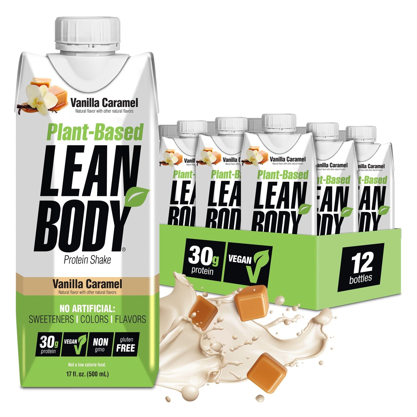 Labrada Lean Body Ready-to-Drink Chocolate Protein Shake, 40g Protein, Whey Blend, 0 Sugar, Gluten Free, 22 Vitamins & Minerals, LABRADA, 17 Fl Oz (Pack of 12)