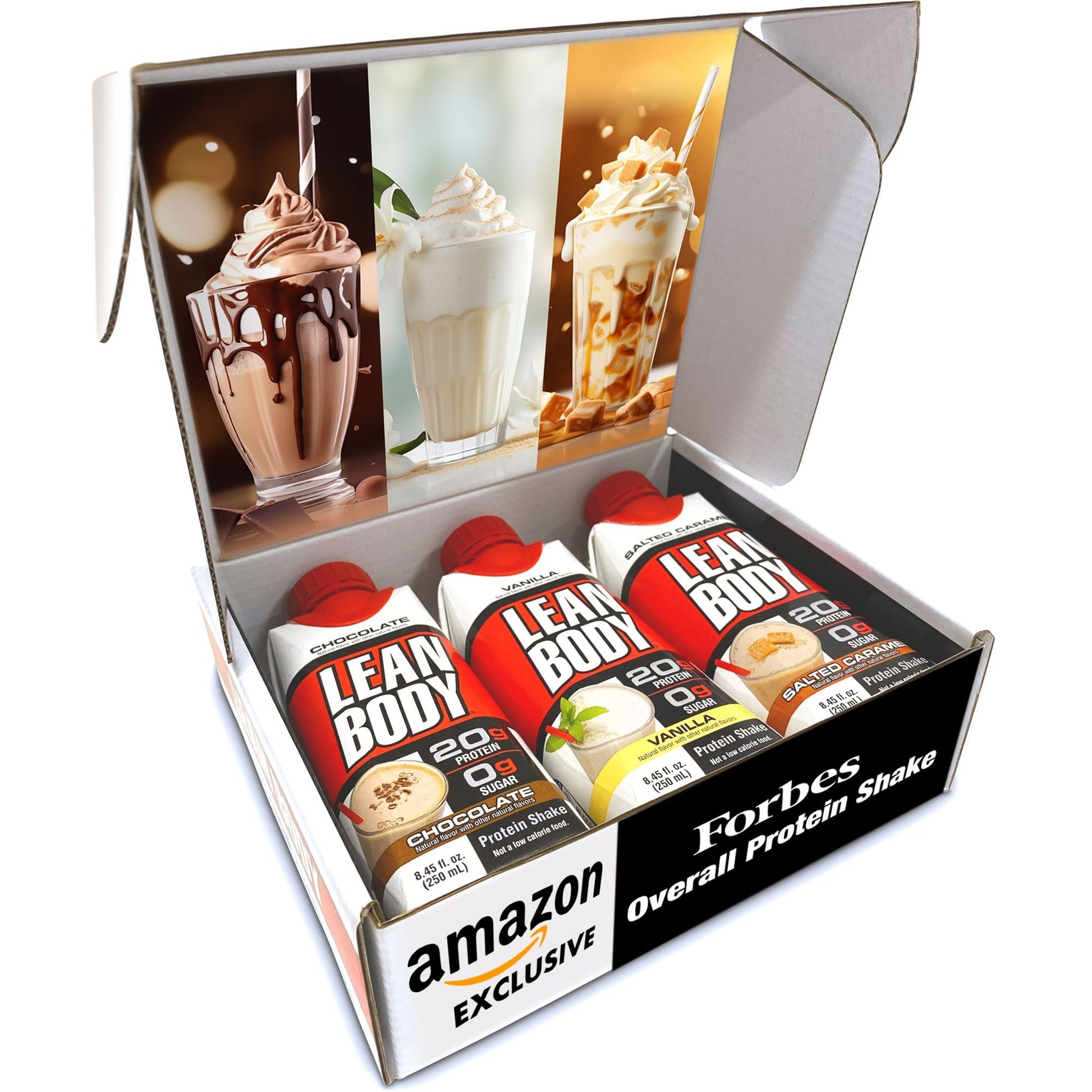 Labrada Lean Body Ready-to-Drink Chocolate Protein Shake, 40g Protein, Whey Blend, 0 Sugar, Gluten Free, 22 Vitamins & Minerals, LABRADA, 17 Fl Oz (Pack of 12)