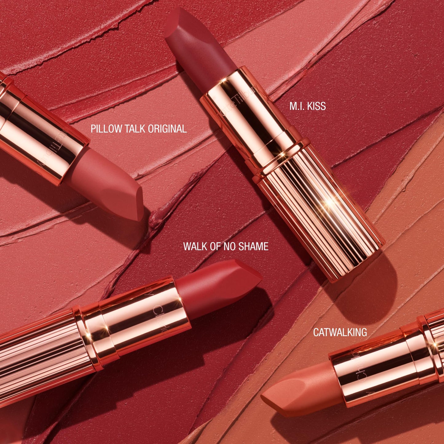 Charlotte Tilbury Matte Revolution Lipstick - Long Lasting, Matte Lipstick with Buildable Color & Lip-Loving Ingredients - Creamy, Easy to Blend Formula - Catwalking